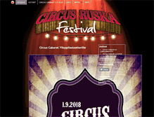 Tablet Screenshot of circusruska.com